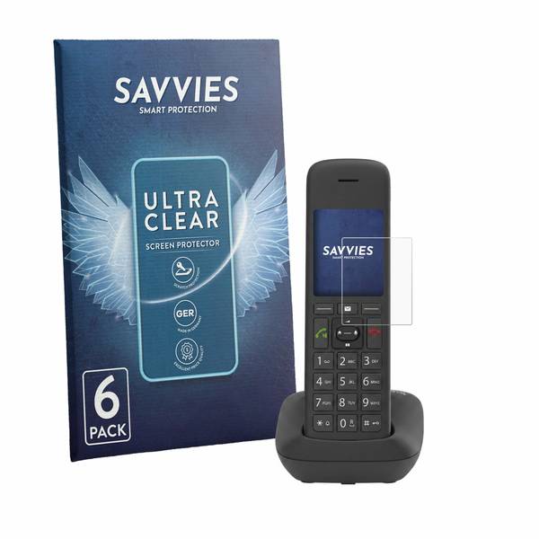 6x Savvies Displayschutz-Folie für Gigaset C575