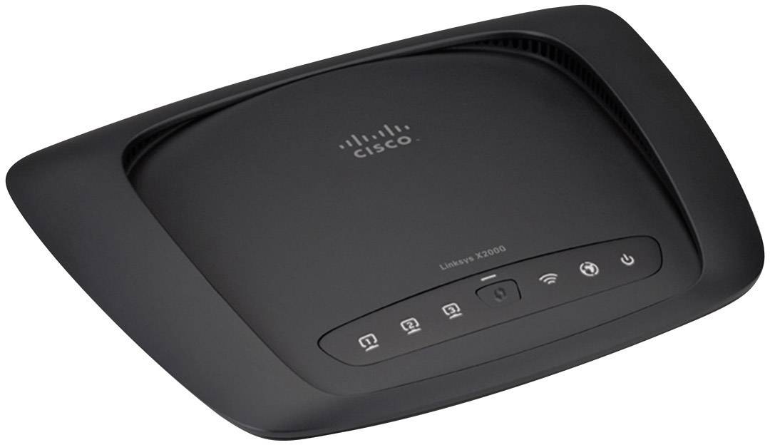 WLAN modem router Linksys WLAN X2000 ADSL2+ modem router Builtin modem
