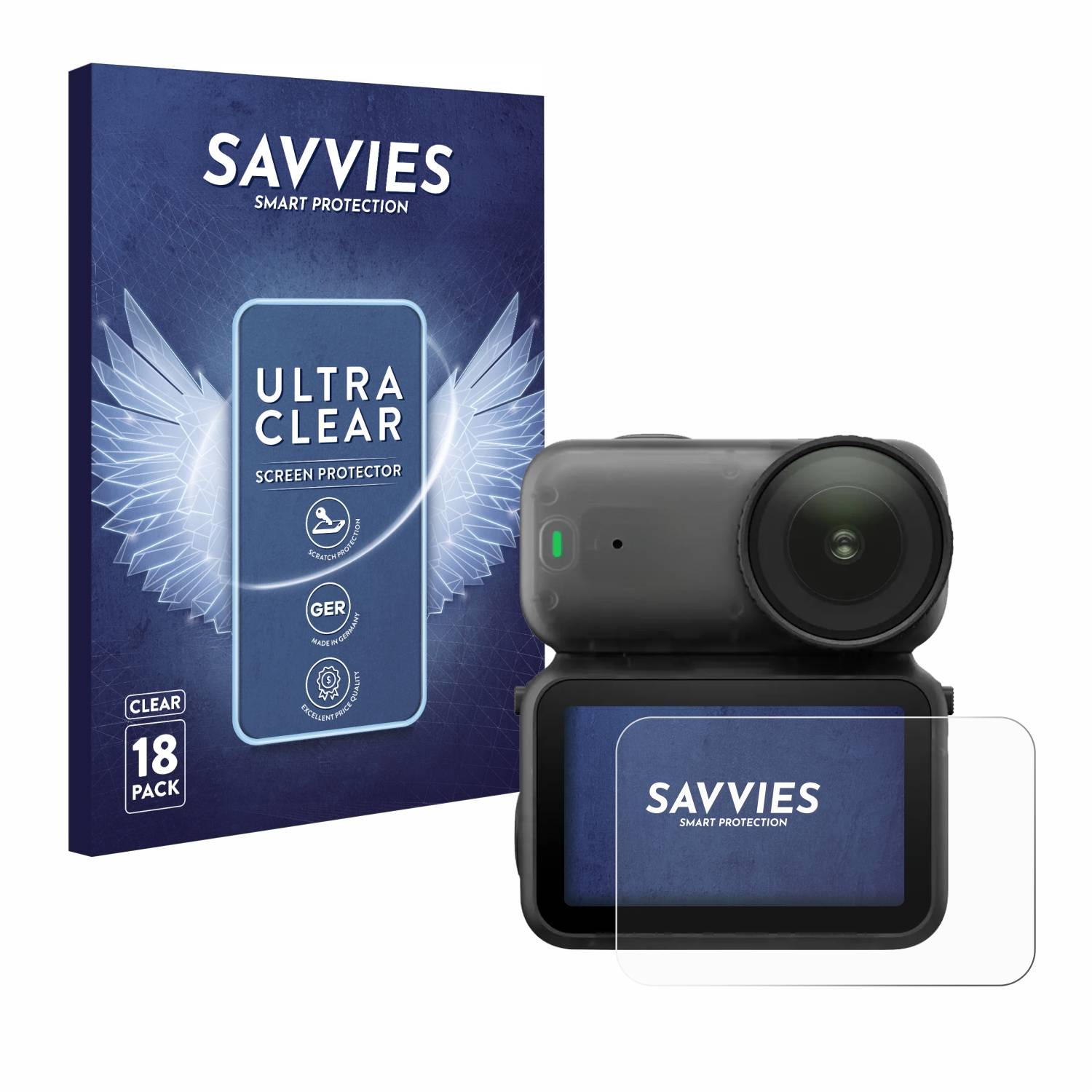 18x Savvies Displayschutz-Folie für DJI Osmo Nano-0