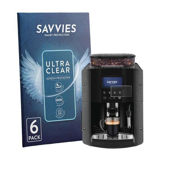 6x Savvies Displayschutz-Folie für Krups Essential YY8135FD