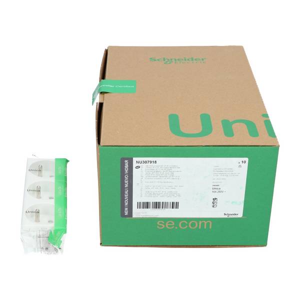 Schneider Electric - NU307918 - Schneider Electric NU307918 Triple Socket New NFP Sealed