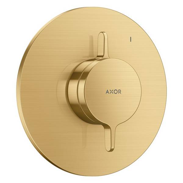 AXOR One Mischer Unterputz für 1 Verbraucher, Brushed Gold Optic