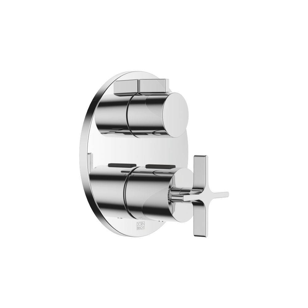 Dornbracht Unterputz-Thermostat Vaia mit Einweg-Mengenregulierung, Abdeckplatte 150mm, Chrom-3