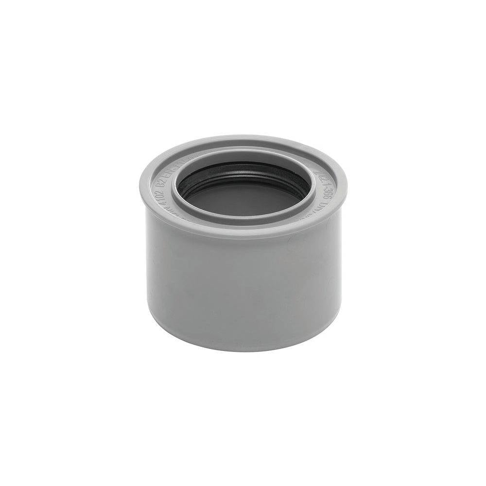 airfit Réduction super-courte DN 75x50 en PP, gris-0
