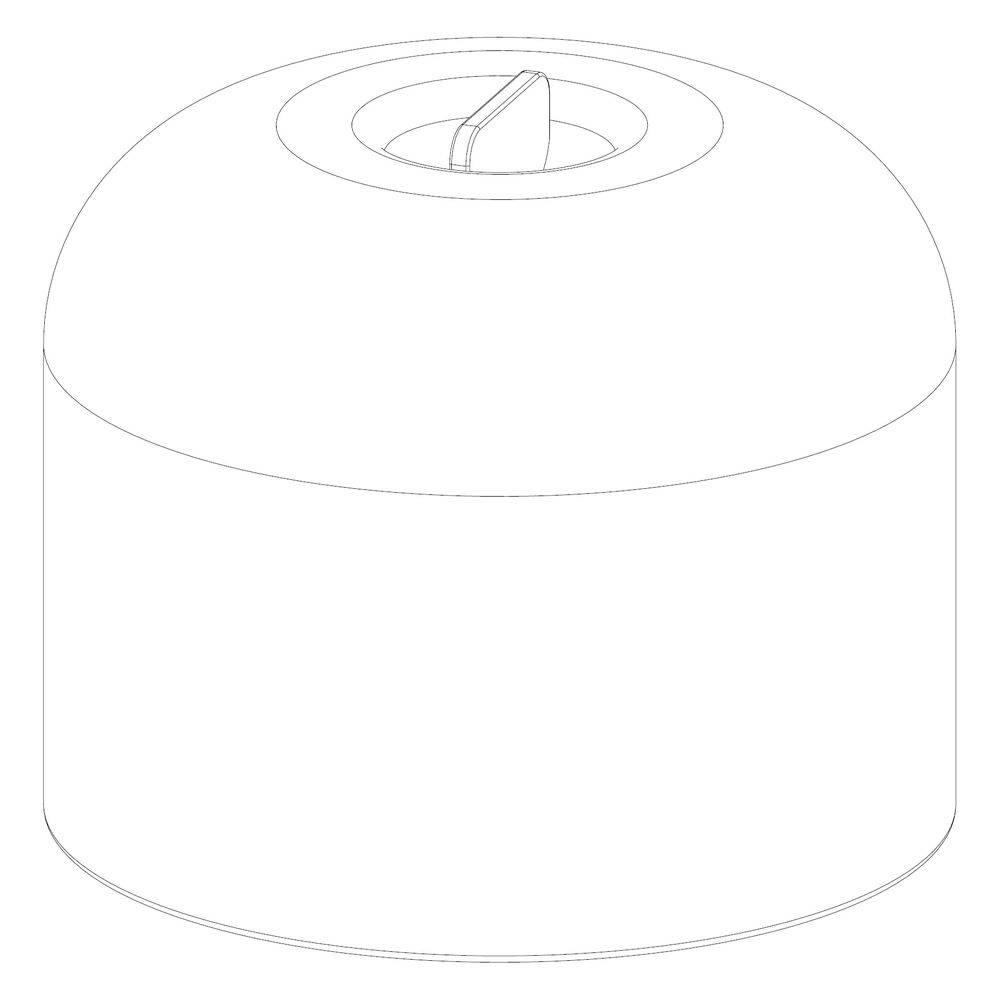 Airfit Siphon-Glocke, PP, Grau, 60207BA-1