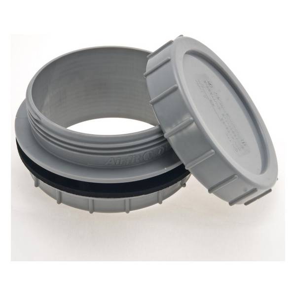 Airfit Reinigungsverschraubung 109mm, PP, Grau, 51400RV
