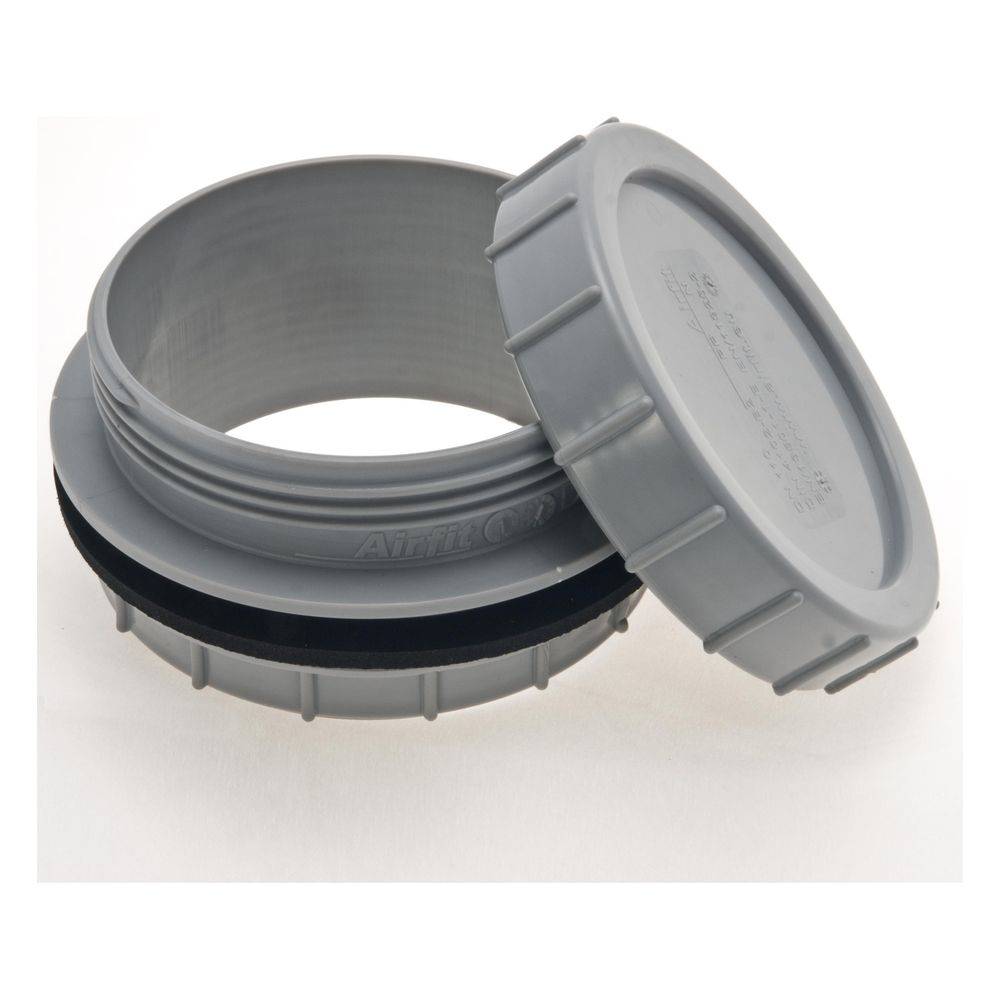 Airfit Reinigungsverschraubung 109mm, PP, Grau, 51400RV-0