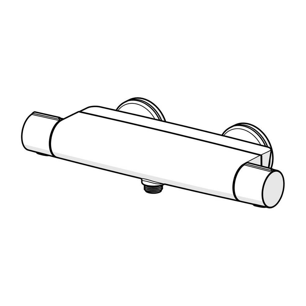 Hansa Brausebatterie HANSAOPTIMA 6514 chrom, 1 Stk.-2
