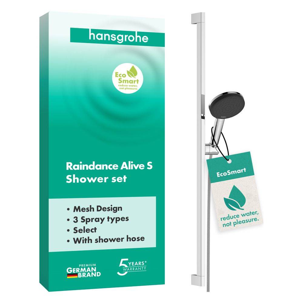 hansgrohe Brauseset Raindance Alive Select S 125 3jet EcoSmart Unica 900mm chrom, 1 Stk.-1