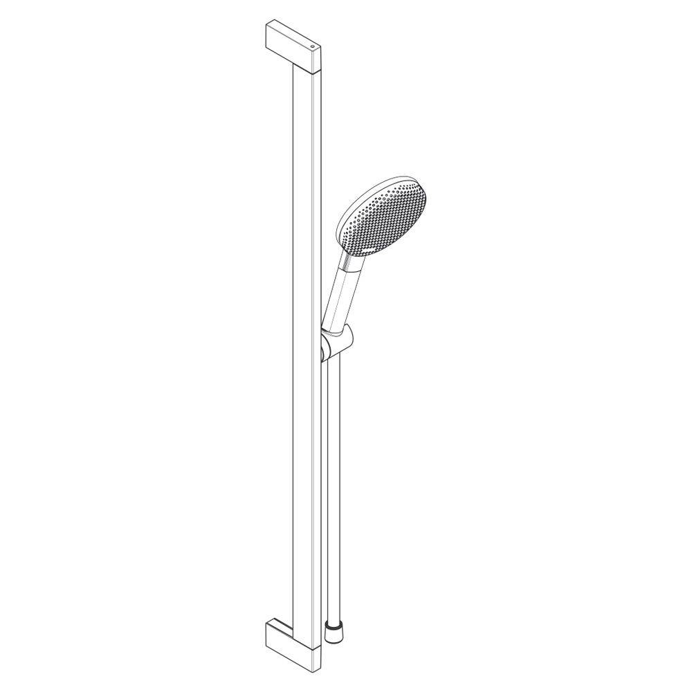 hansgrohe Brauseset Raindance Alive Select S 125 3jet EcoSmart Unica 900mm chrom, 1 Stk.-3