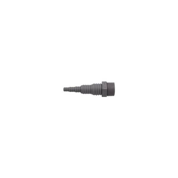 Airfit Schlauchnippel 1" AG, 8-27mm, PP, 50028SN