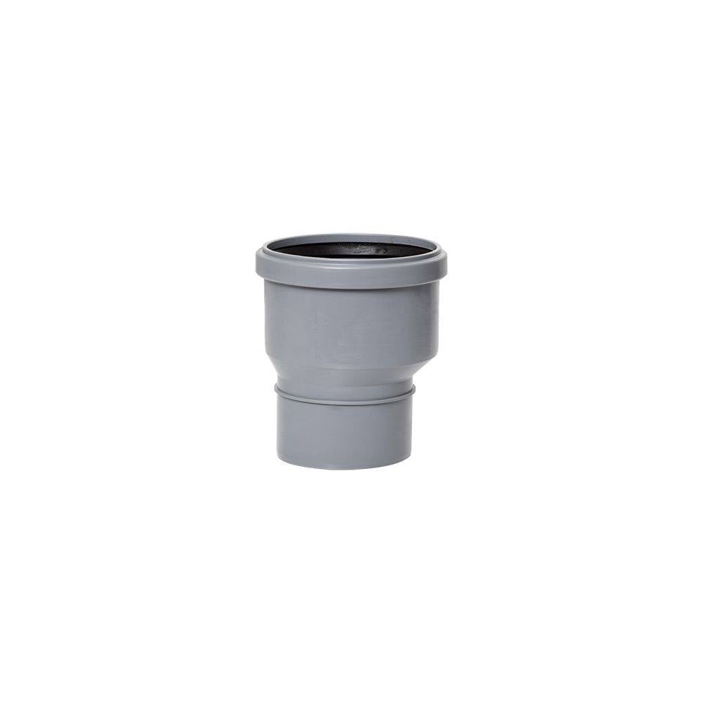 airfit Reduzieradapter Muffe DN 110Spitzende 90, exzentrisch, aus PP-0