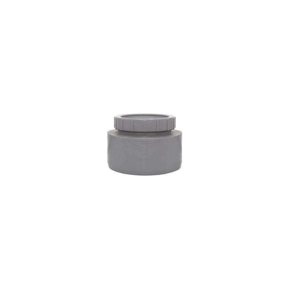 Airfit Endstopfen DN 160, PP, mit Schraubverschlusskappe, Grau, 51160ES