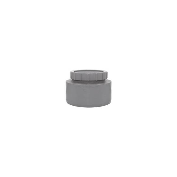 Airfit Endstopfen DN 160, PP, mit Schraubverschlusskappe, Grau, 51160ES