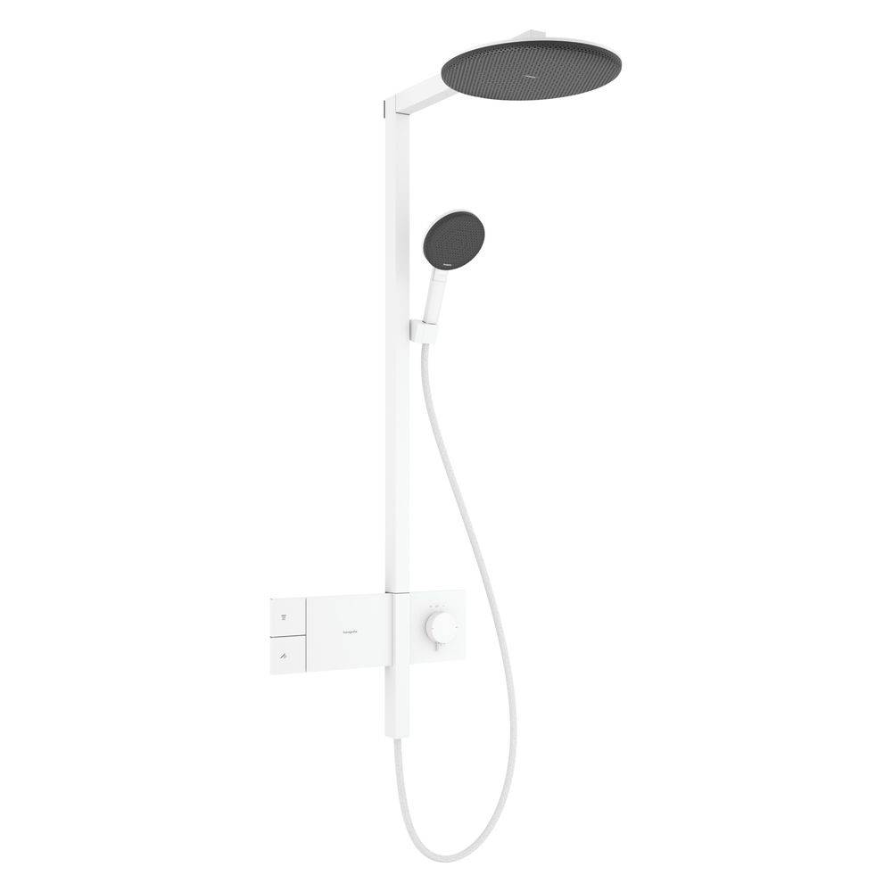 hansgrohe Raindance Alive S Showerpipe 300 1jet mit ShowerSelect Comfort, Mattweiß-0