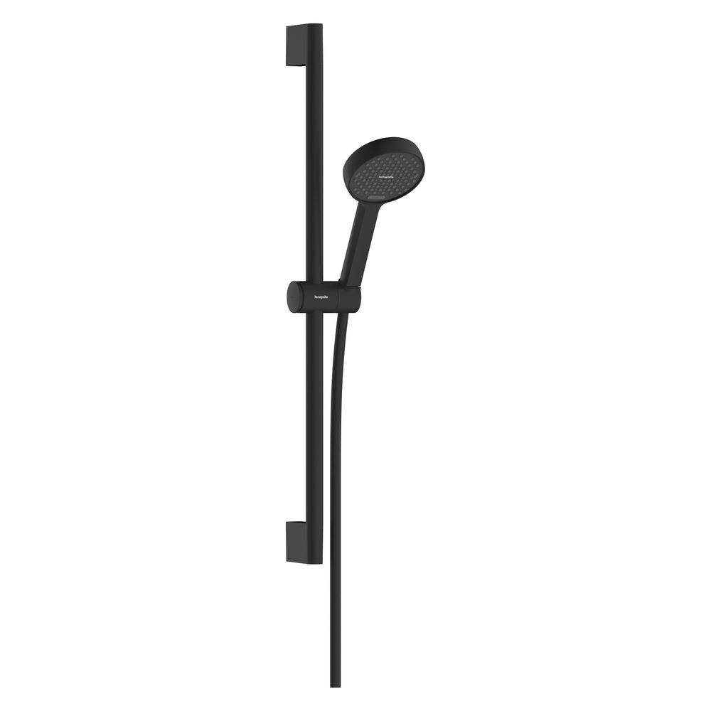 Hansgrohe Activera Select S Brauseset, 2jet EcoSmartPlus, Handbrause 95mm, Brausestange 669mm, Mattschwarz-2