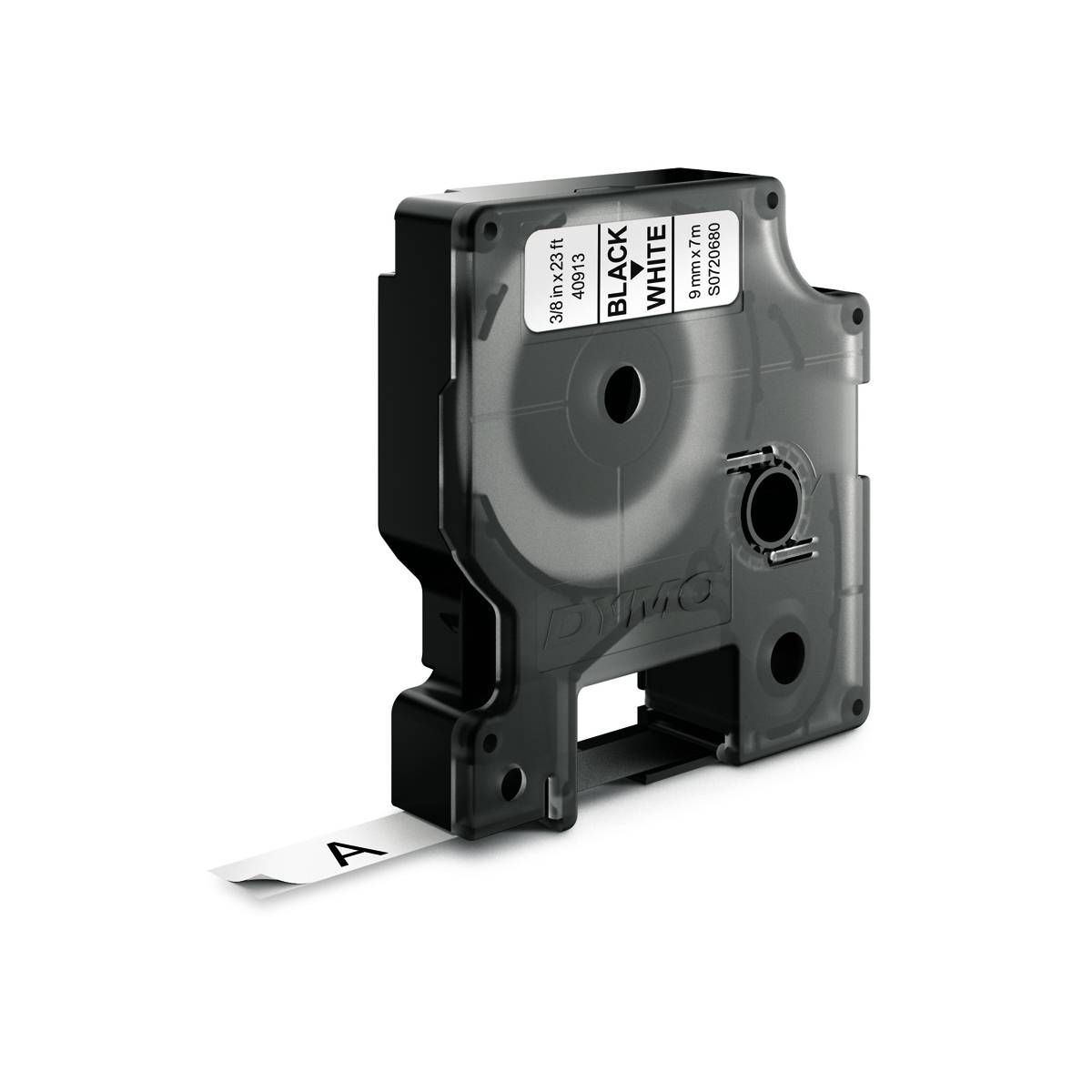 Dymo D1 Polyesterband 9 mm x 7 m, schwarz auf weiß (Artikel wird/wurde unter Herstellernummer 41913, 40913, S0720680-0
