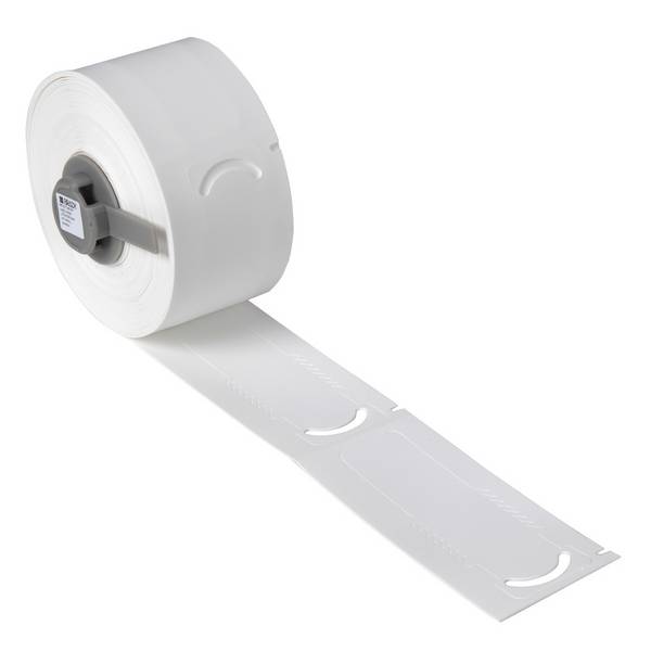 Brady, M6-227-348-WT, Hypertag - bedruckbare Kabel-Anhänger, 25,00 x 78,00 mm, weiß, Polyolefin (55