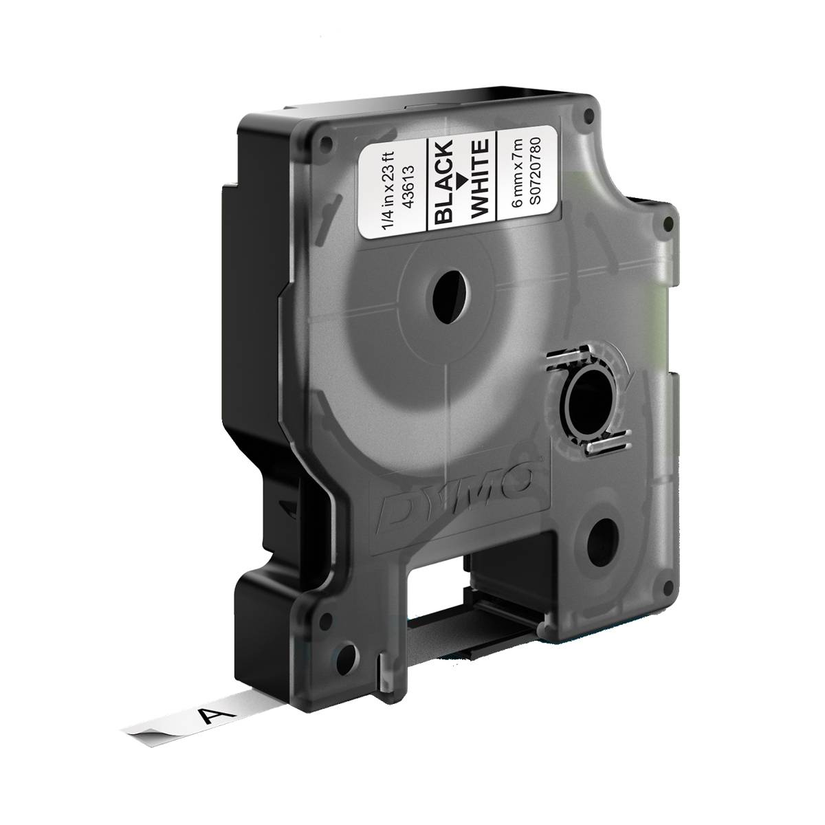 Dymo D1 Polyesterband 6 mm x 7 m, schwarz auf weiß (Artikel wird/wurde unter Herstellernummer S0720780 und 43613-0