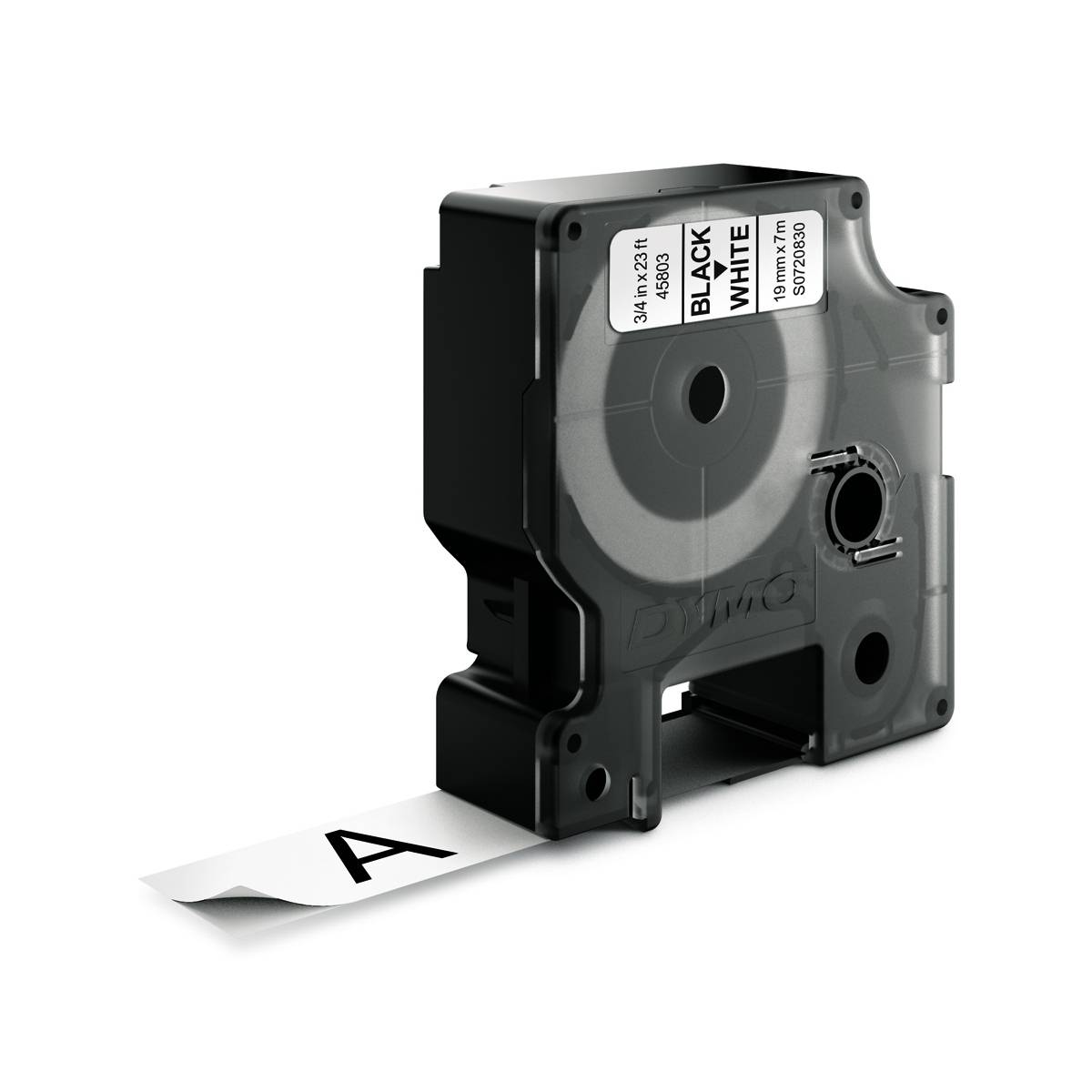Dymo D1 Polyesterband 19 mm x 7 m, schwarz auf weiß, Vorteilspack, 10-0