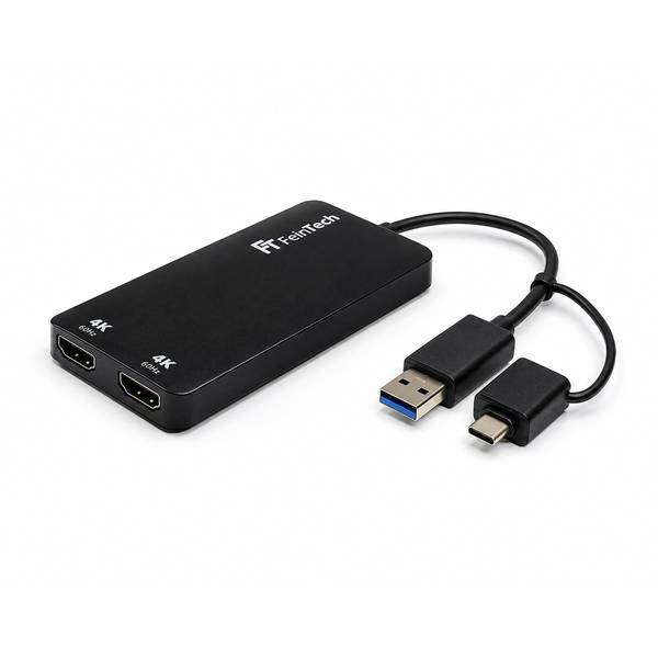 FeinTech CX210 USB Dual-Display HDMI-Adapter 2 Monitore