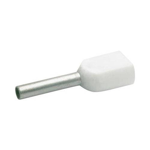KLAUKE - Zwillings-Aderendhülse 0.5 mm² 8 mm Teilisoliert Weiß 8698 1000 St-0