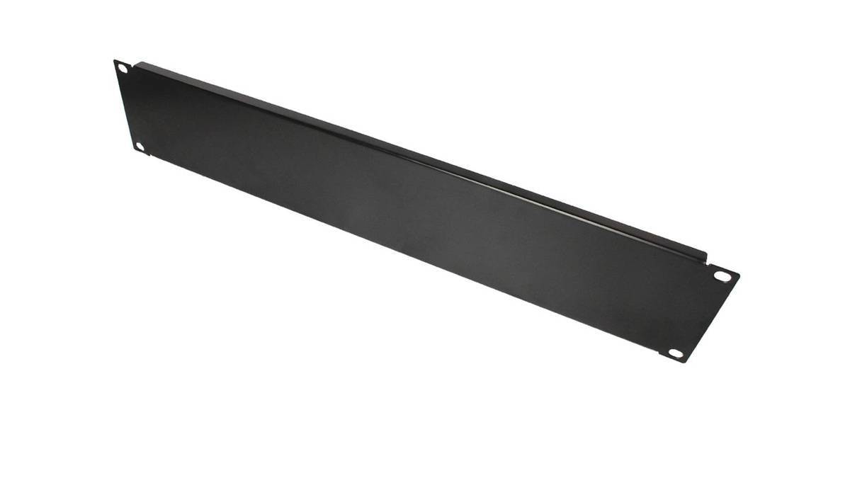 19" Blindpanel, 2HE, tiefschwarz (RAL9005)-0