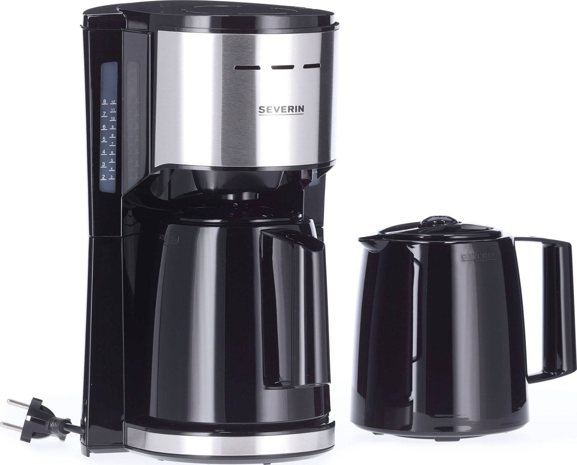 Severin Edelstahl-Thermokanne 1L TK 5581 sw-0