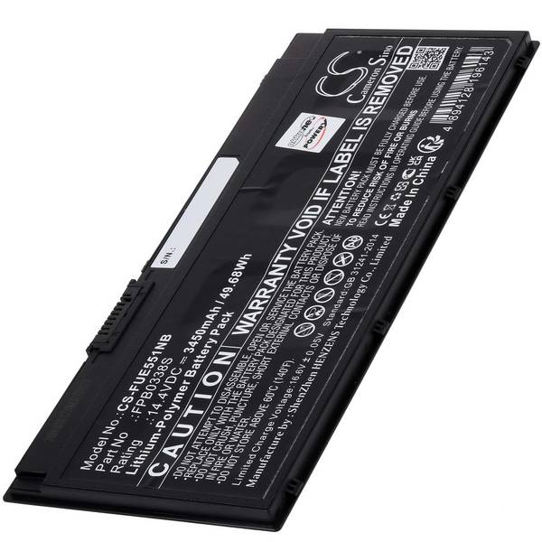 Akku kompatibel mit Fujitsu Typ FPB0338S, 14,4V, Li-Ion