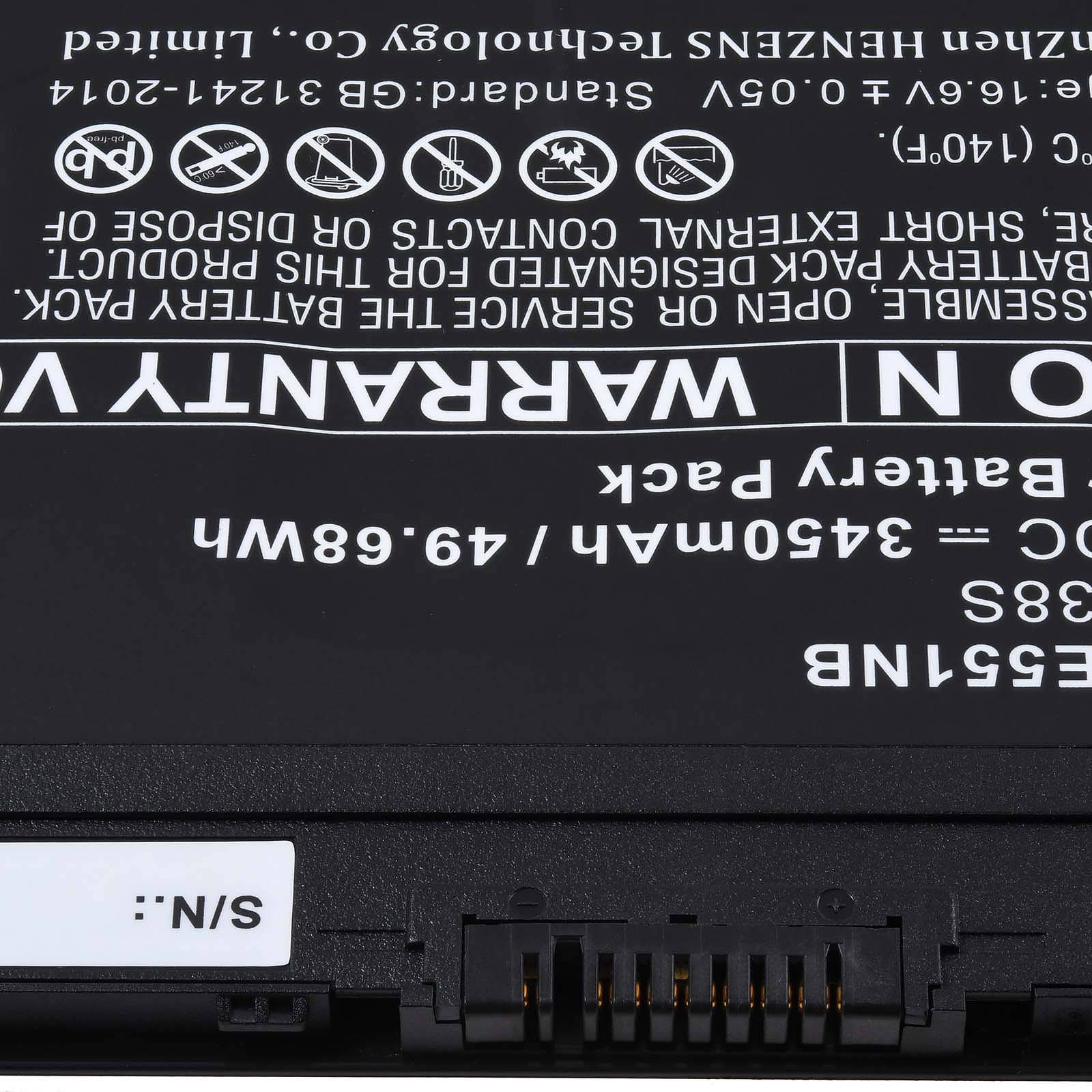 Akku für Fujitsu LifeBook E5511 VFY E5511MF7CMES Laptop, 14,4V, Li-Ion-2