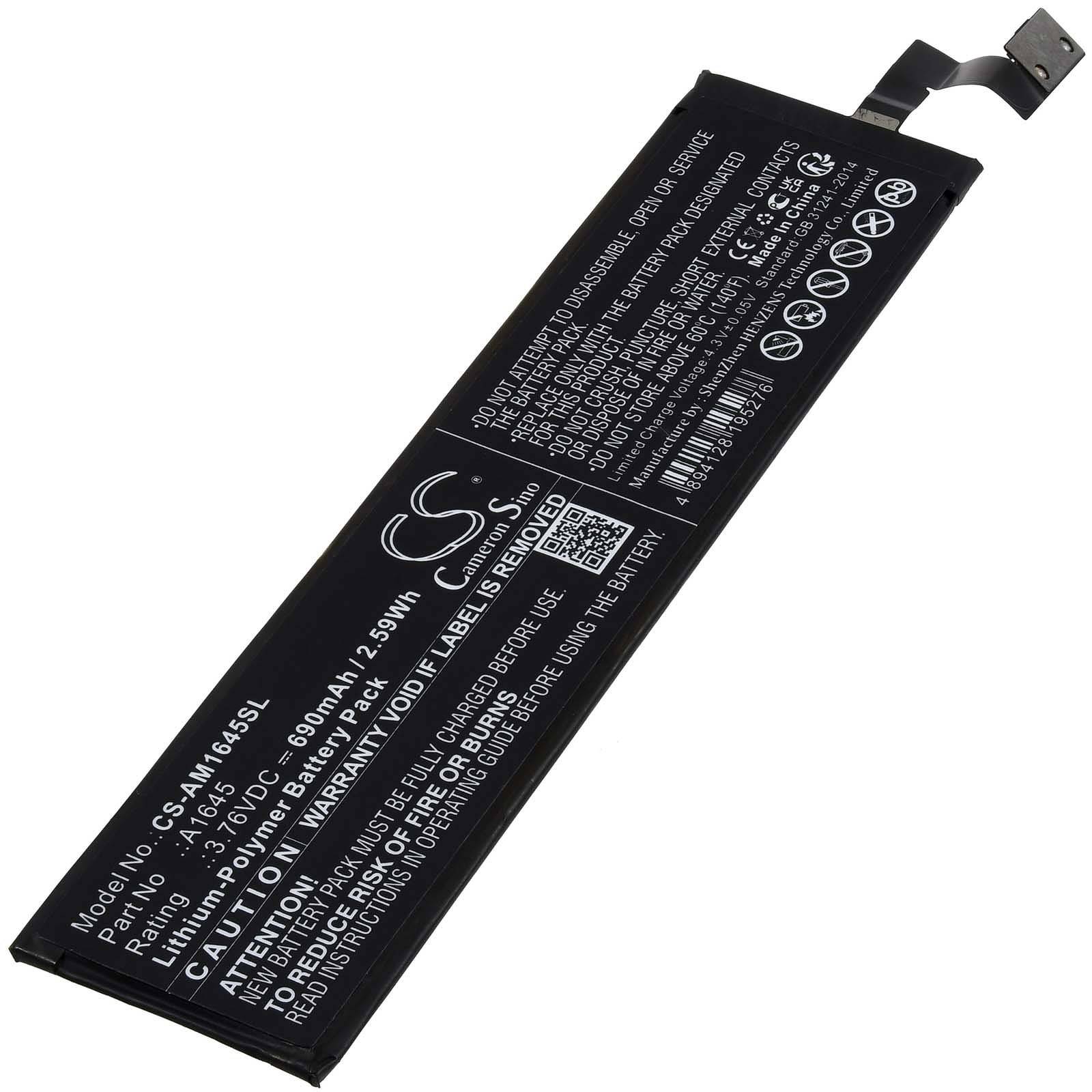 Akku für Apple A1644 A1843 Tastatur, 3,76V, Li-Polymer-0