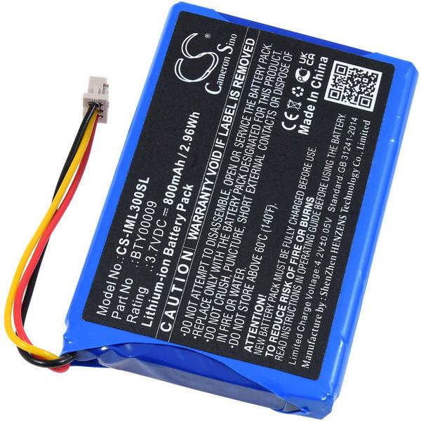 Akku kompatibel mit Ingenico Typ FPS16020002419, 3,7V, Li-Ion