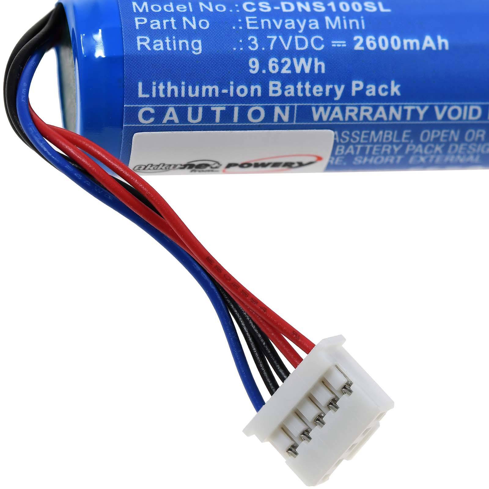 Akku für Lautsprecher Denon Envaya Mini, 3,7V, Li-Ion-2