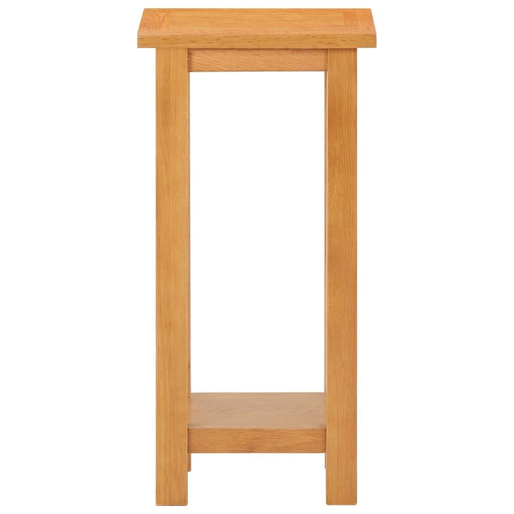 Beistelltisch 27x24x55 cm Eiche Massivholz-1