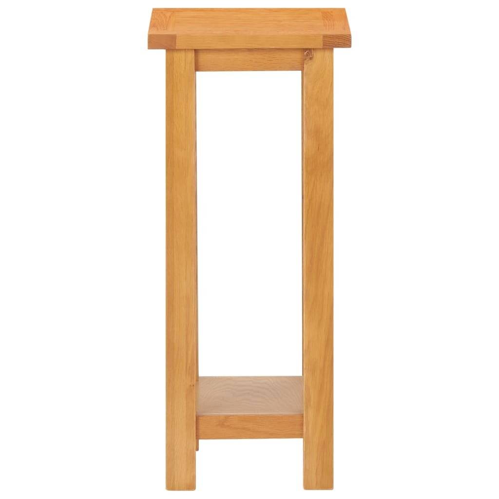Beistelltisch 27x24x55 cm Eiche Massivholz-2