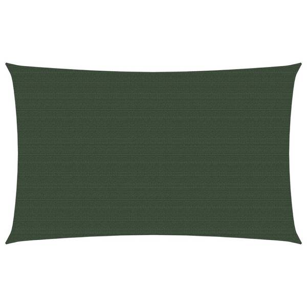 Sonnensegel 160 g/m² Dunkelgrün 2,5x5 m HDPE