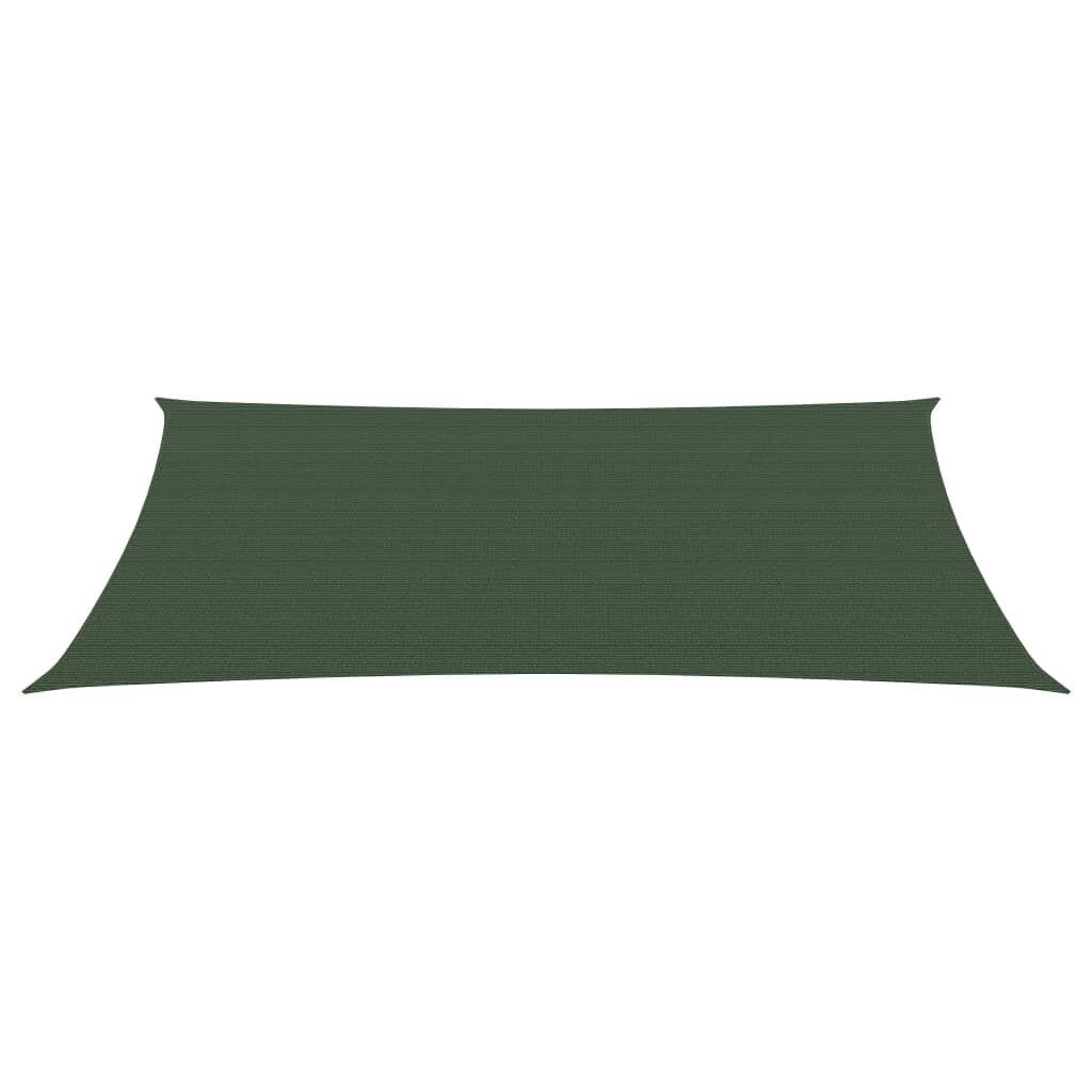 Sonnensegel 160 g/m² Dunkelgrün 2,5x5 m HDPE-3