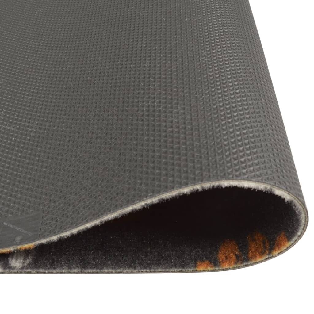 Küchenteppich Waschbar Pfoten 45x150 cm Samt-1