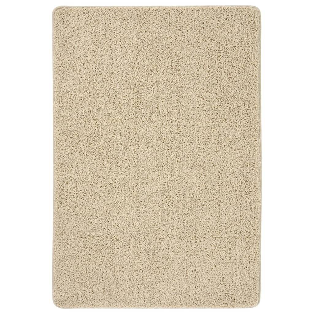 Shaggy-Teppich Creme 160x230 cm Rutschfest-0