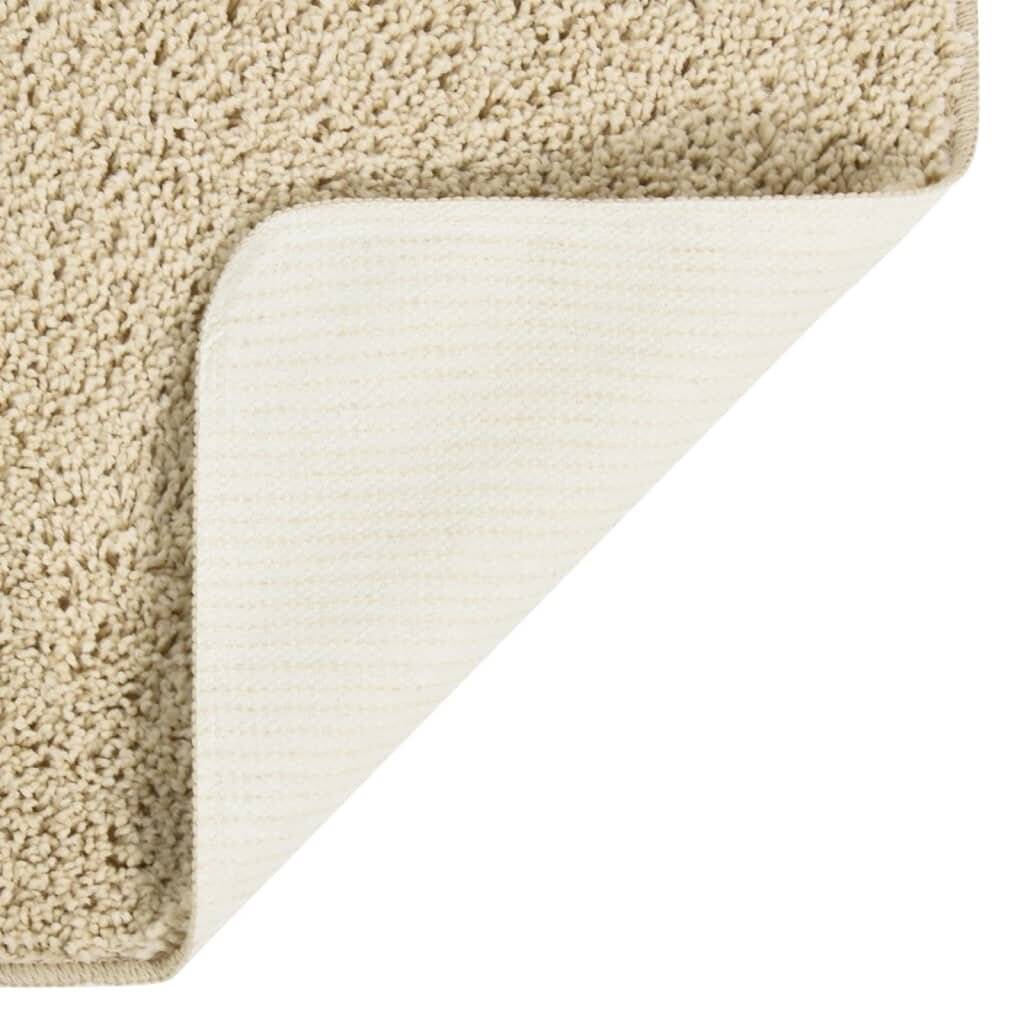 Shaggy-Teppich Creme 160x230 cm Rutschfest-2