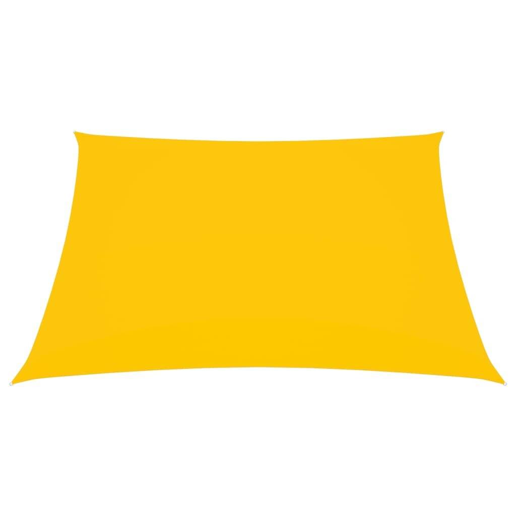 Sonnensegel Oxford-Gewebe Quadratisch 6x6 m Gelb-4
