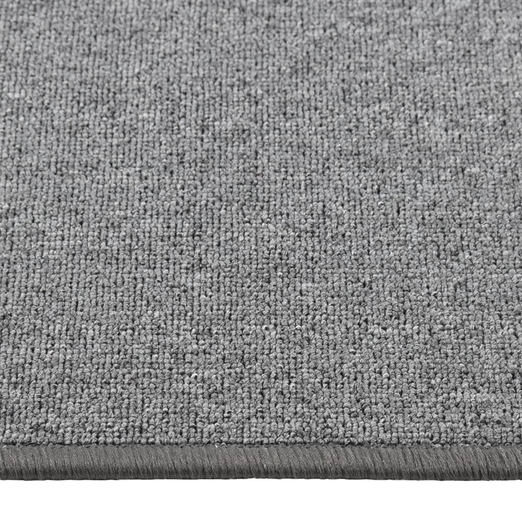 Teppichläufer Dunkelgrau 50x150 cm-3