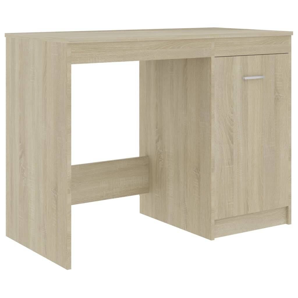 Schreibtisch Sonoma-Eiche 140 x 50 x 76 cm Spanplatte-4