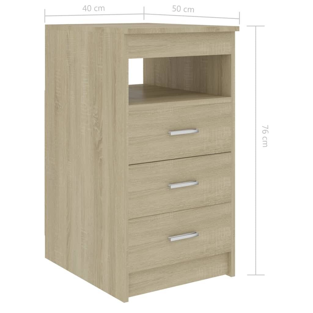 Symbolbild für Schreibtisch Sonoma-Eiche 140 x 50 x 76 cm Spanplatte