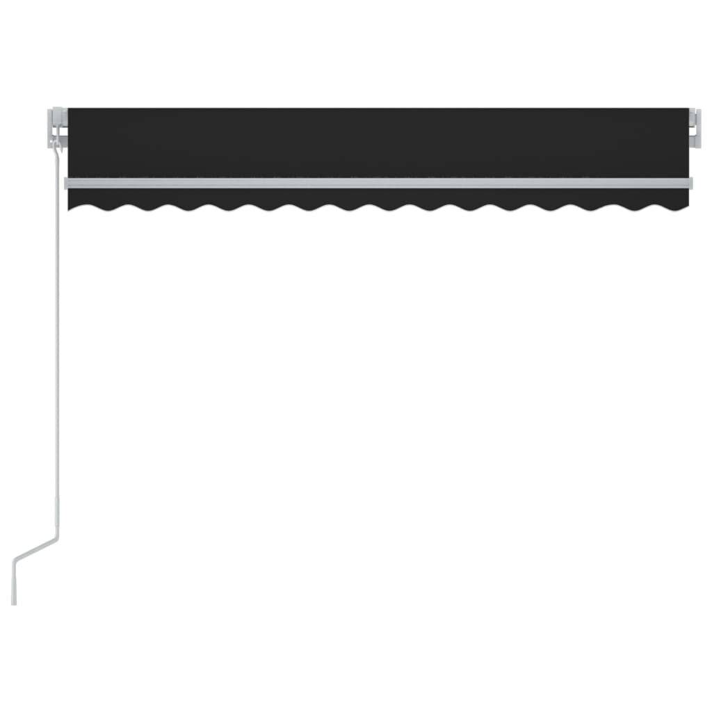 Gelenkarmmarkise Einziehbar mit LED 350x250 cm Anthrazit-4