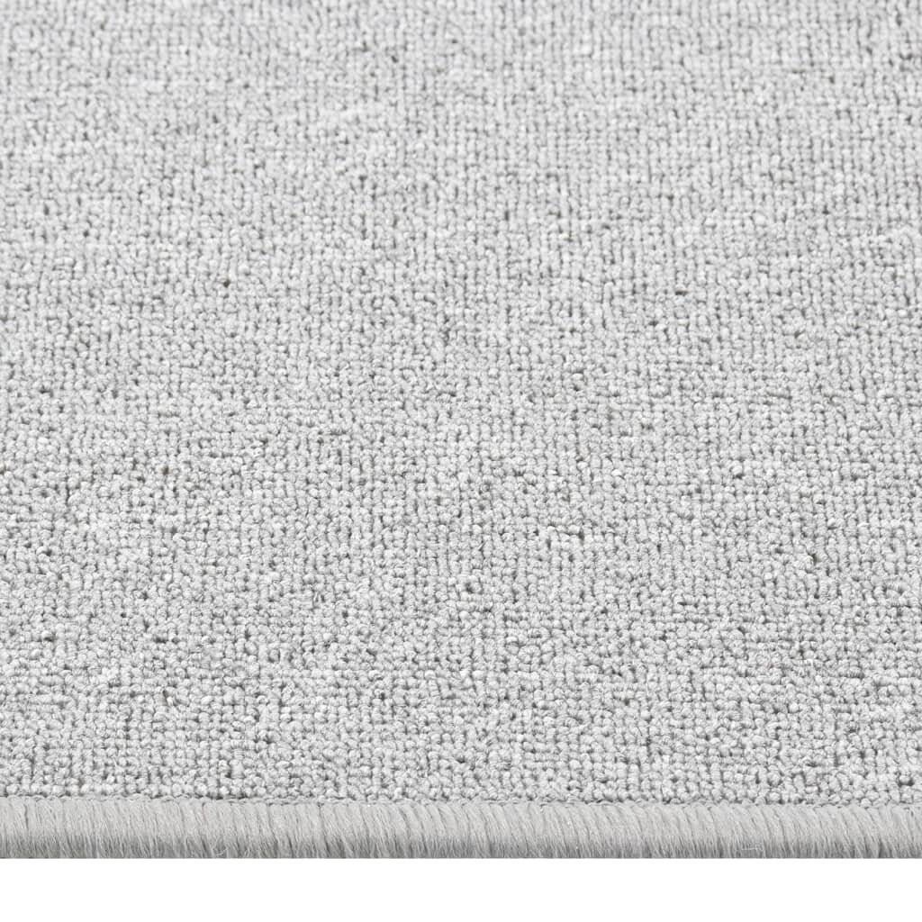 Teppichläufer Hellgrau 50x200 cm-2