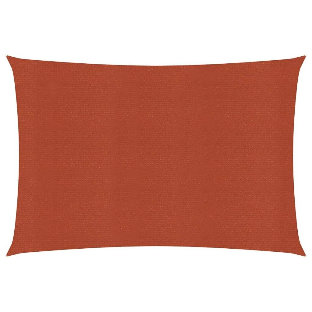 Sonnensegel 160 g/m² Terracotta-Rot 2,5x3,5 m HDPE-0