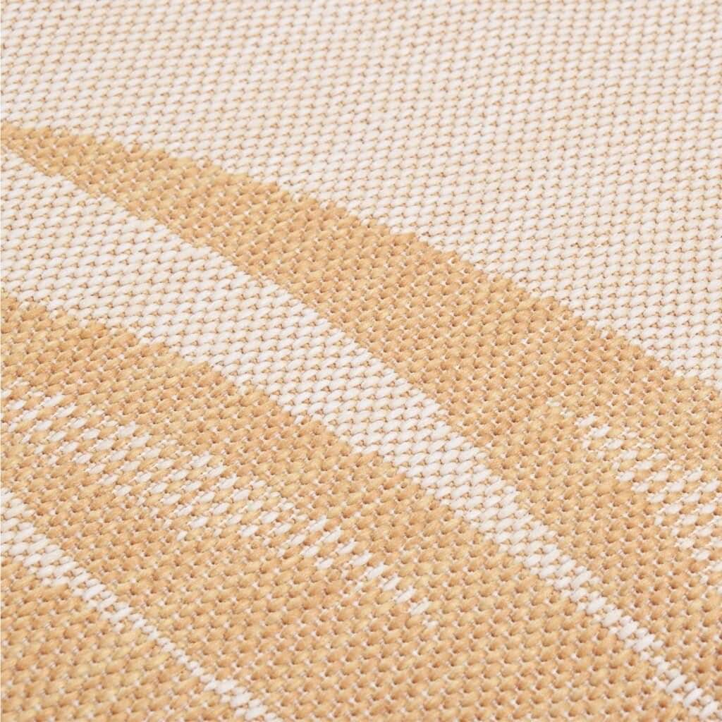 Outdoor-Teppich Flachgewebe 80x250 cm Blattmuster-3