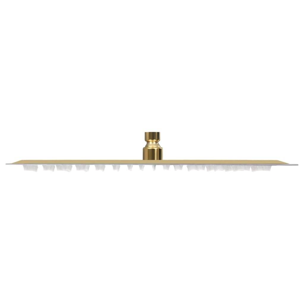 Regenbrause Edelstahl 40x30 cm Rechteckig Golden-4