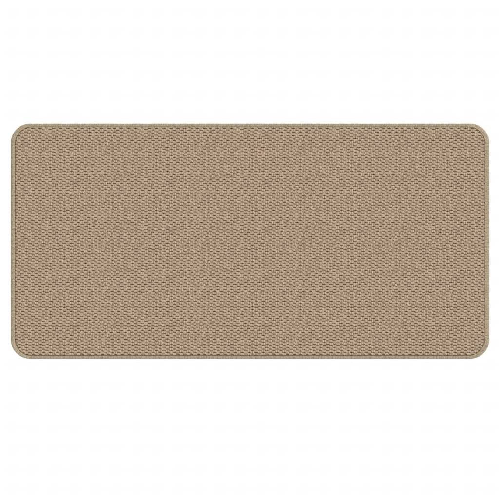 Teppichläufer Sisal-Optik Sandfarben 50x100 cm-2